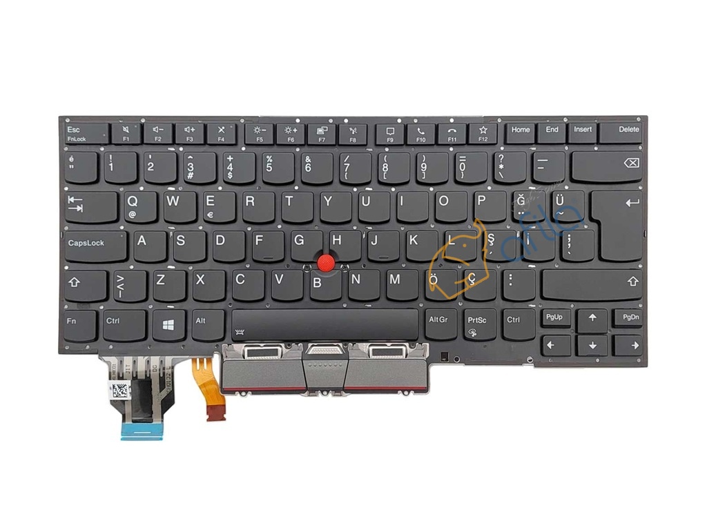 Lenovo ThinkPad X1 Yoga Gen5 Notebook Klavyesi - Siyah - TR ışıklı / KL0433V2