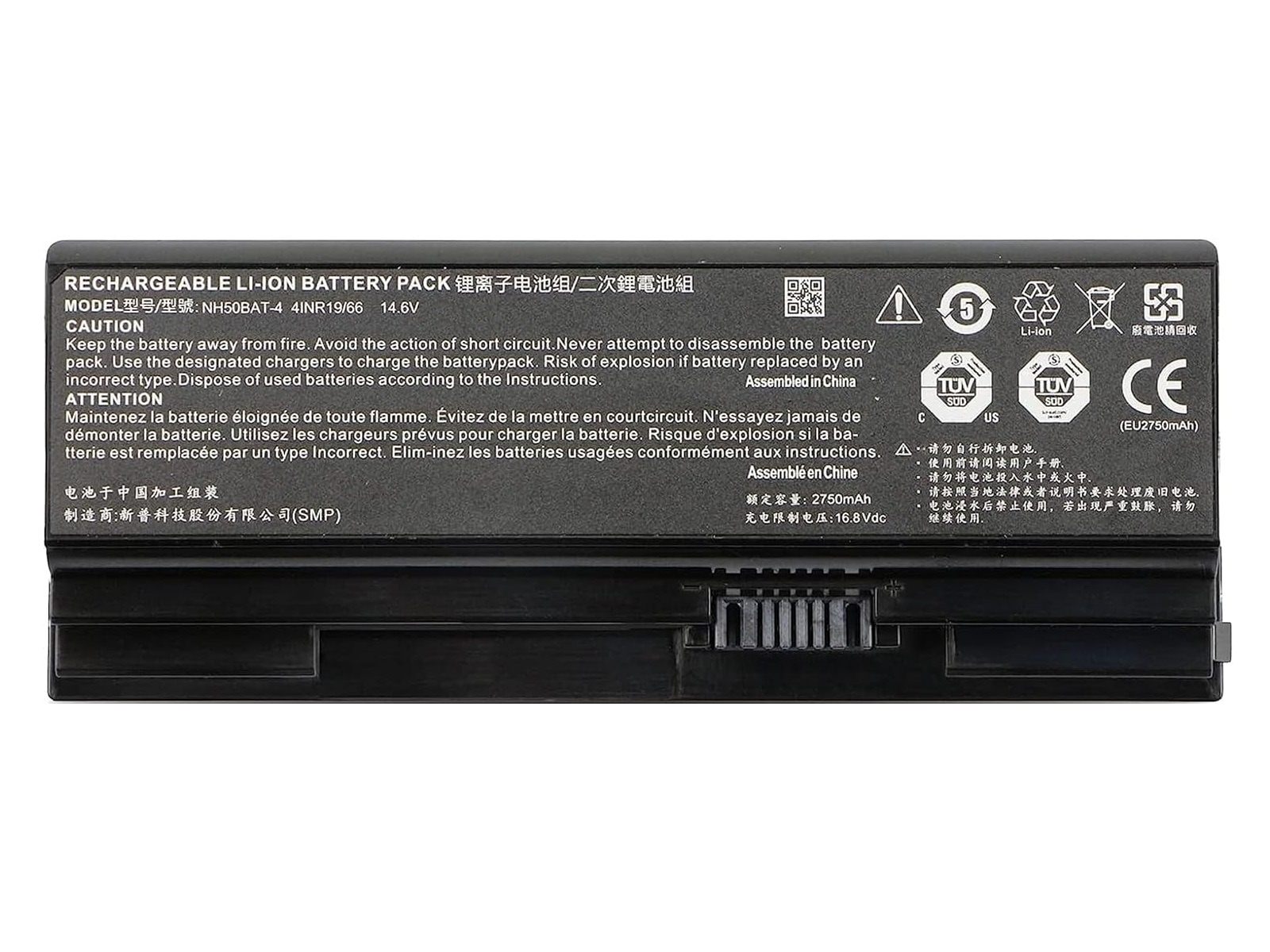 Monster Abra A5 V16.x.x Serisi Notebook Bataryası, Pili NH50BAT-4 - 2200Mah - 32Wh / RCEL-027