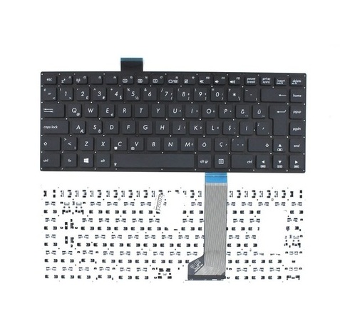 Asus E402B, E402M, E402S, E402W Notebook Klavye Siyah TR