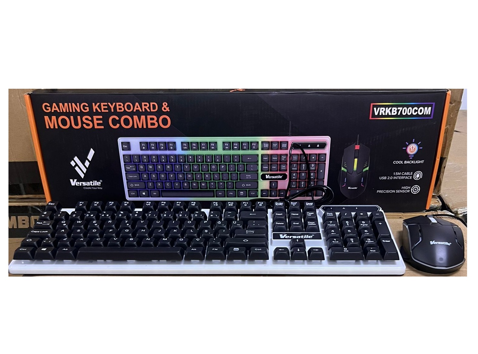 Versatile KB-700CB Gaming Klavye Mouse Combo - SET