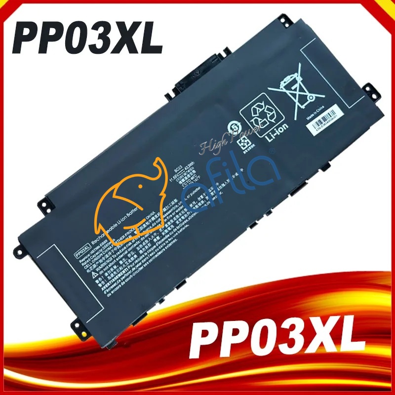 Hp Pavilion 14-dv0000, PP03XL Notebook Bataryası, Laptop Pili / RHL-185