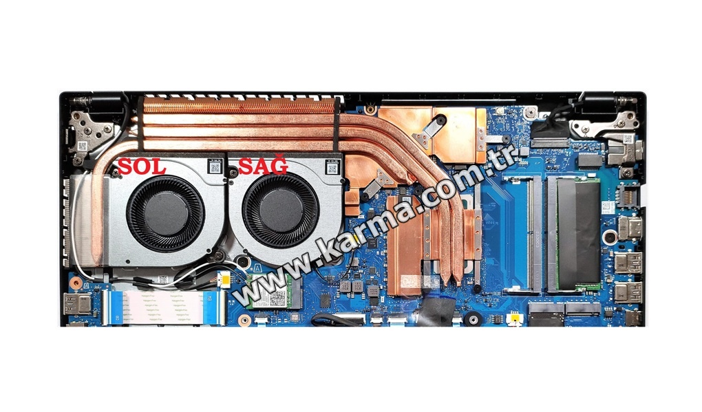 Acer Nitro V15 ANV15-51 ANV15-51-532J N23Q22 Notebook Fanı - Ver.2 (Sol Fan)