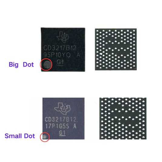 CD3217B12 BGA IC Chip şarj Entegresi iPAD Pro Pro3 2022 (Büyük Nokta / Macbook)