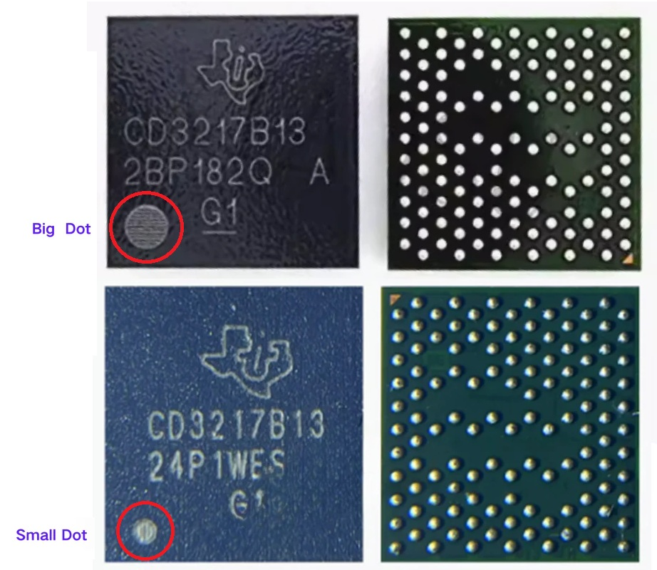 CD3217B13 G1 BGA IC Chip şarj Entegresi iPAD Pro Pro3 2022 (Küçük Nokta)