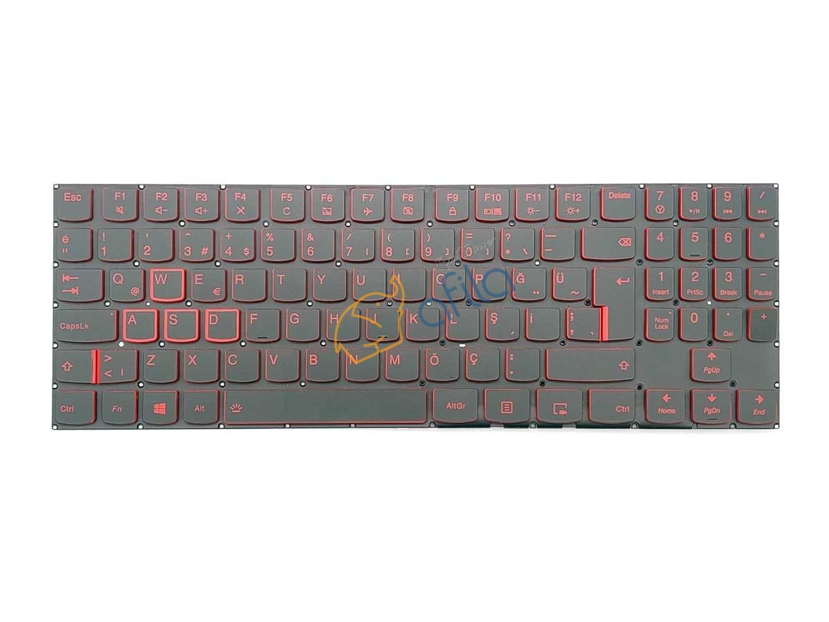 Lenovo Legion Y520-15IKBA, Y720 Serisi Notebook Klavye - Kırmızı Tuşlu (Siyah TR) Işıklı / KL0033LD