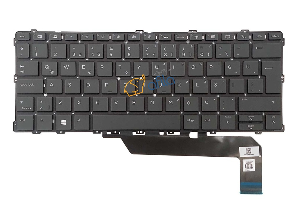 Hp EliteBook x360 1020 G2 Notebook Klavyesi, Laptop Tuş Takımı (Siyah TR) ışıklı / KL0438