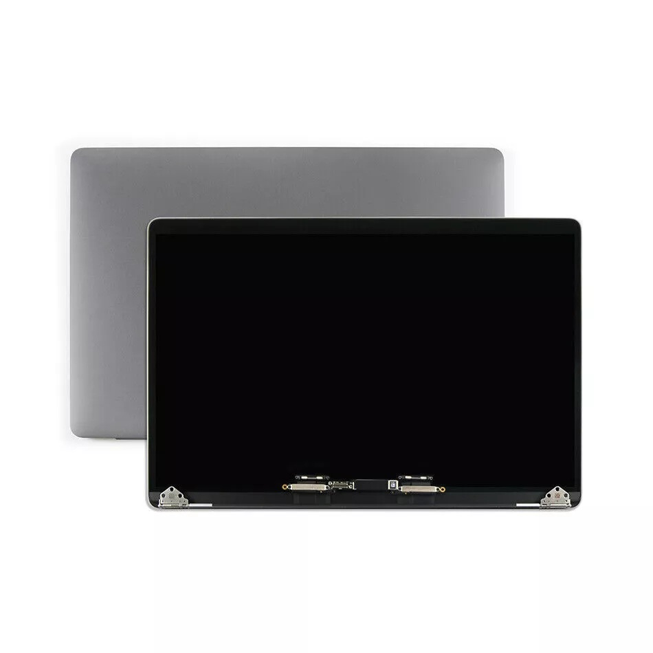 Apple Uyumlu MacBook Pro A1990 (2018-2018) Notebook Lcd Ekran - Panel / Full Set EMC 3215 3359 (Gray)