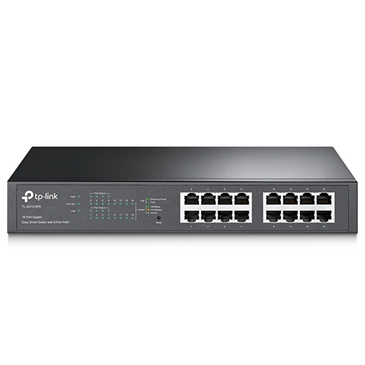 TP-Link TL-SG1016PE 16 PORT 10/100/1000 RACK +8POE Switch