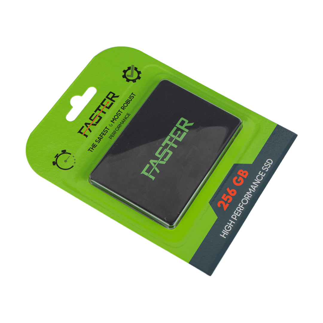 FASTER FS-256 256GB 550/510MB/s 2.5" SATA3 (6Gb/s) SSD Disk (3D NAND)