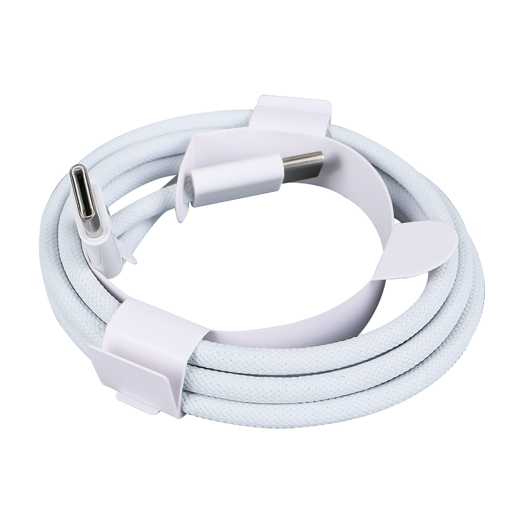TYPE-C to TYPE-C Şarj Kablosu  - İphone 15 Şarj Kablosu (USB-C to USB-C) - Beyaz