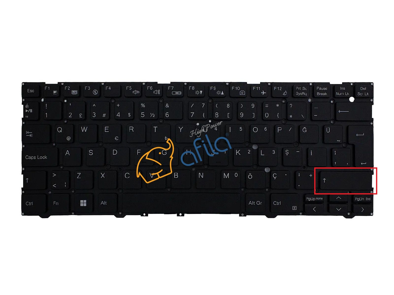 Casper Nirvana X400 Serisi Notebook Klavyesi, Laptop Tuş Takımı (Siyah TR) - Ver.2 / KL1028V2