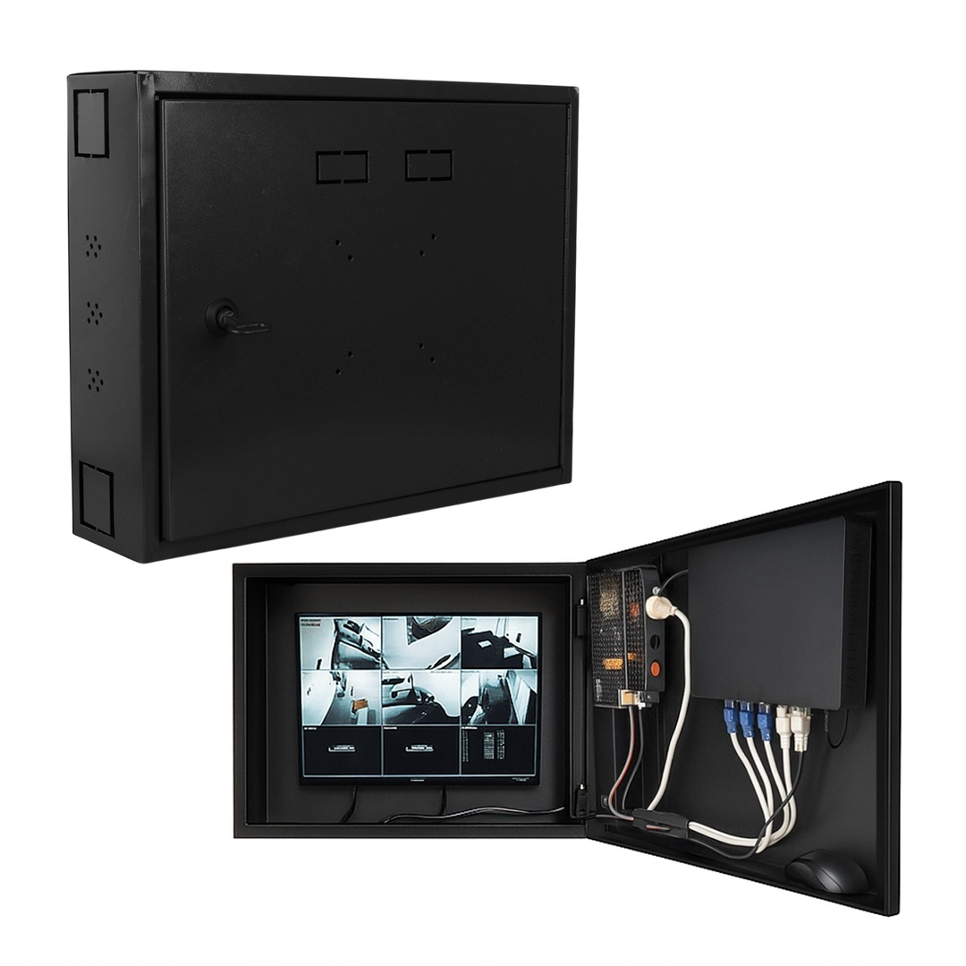 Afila DVR PANO BOX NVR CCTV RACK KABİNET KİLİTLİ METAL (45*35*10)
