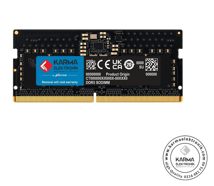 NTB 16GB DDR5 5600MHz Notebook Ram Bellek