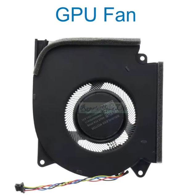 Asus G713Q uyumlu Notebook Gpu Fanı, Sağ Fan - Ver.1 - 5V / FAN828
