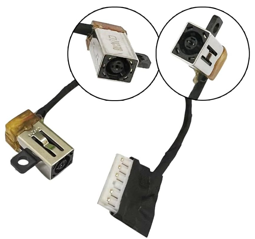 Dell inspiron 15 3501 3593 04VP7C Notebook Dc Power Jack, Şarj Soketi (Kablolu) DC301015T00 (10Cm)