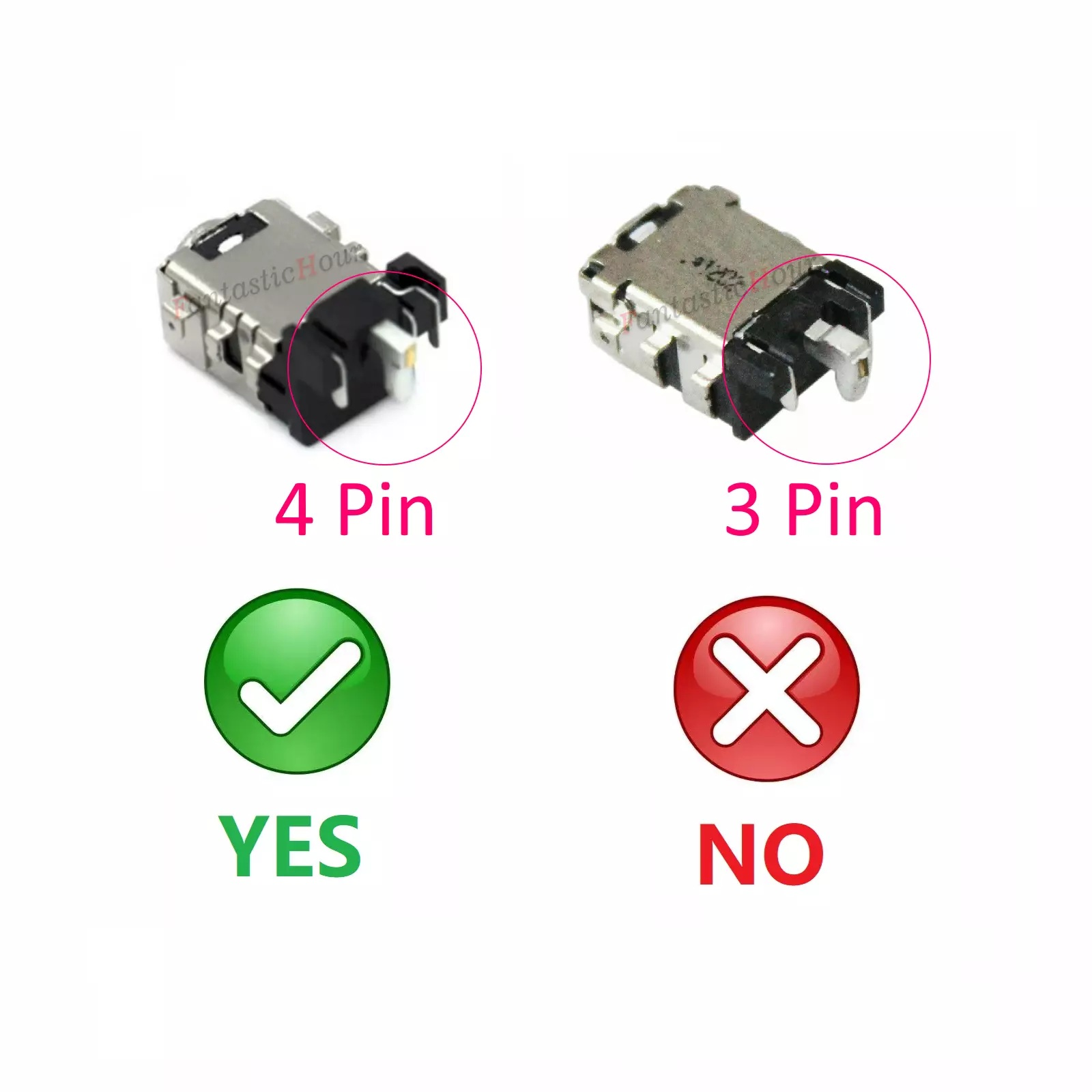 ASUS X415 X515 X409 X509 S515 M515 F415 X542 Uyumlu Dc Power Jack, Şarj Soketi Girişi - Tip B