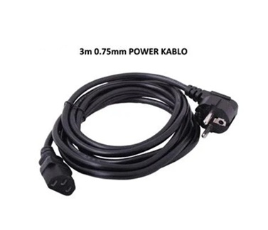 ATX STANDART KASA POWER KABLOSU A+++ (3x0.75mm / 1.5 Metre)