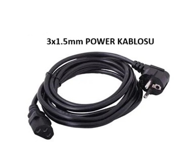 ATX STANDART KASA POWER KABLOSU A+++ HDX5557 (3x1.5mm / 1.5 Metre)