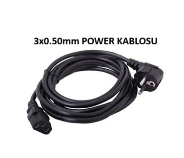 ATX STANDART KASA POWER KABLOSU A+++ (3x0.50mm / 1.5 Metre)