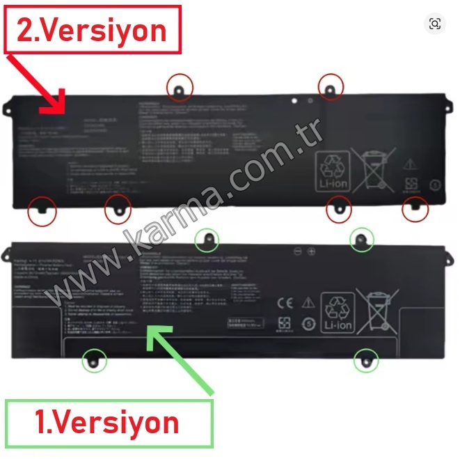Asus C31N2201 Notebook Bataryası, Laptop Pili / RASL-225