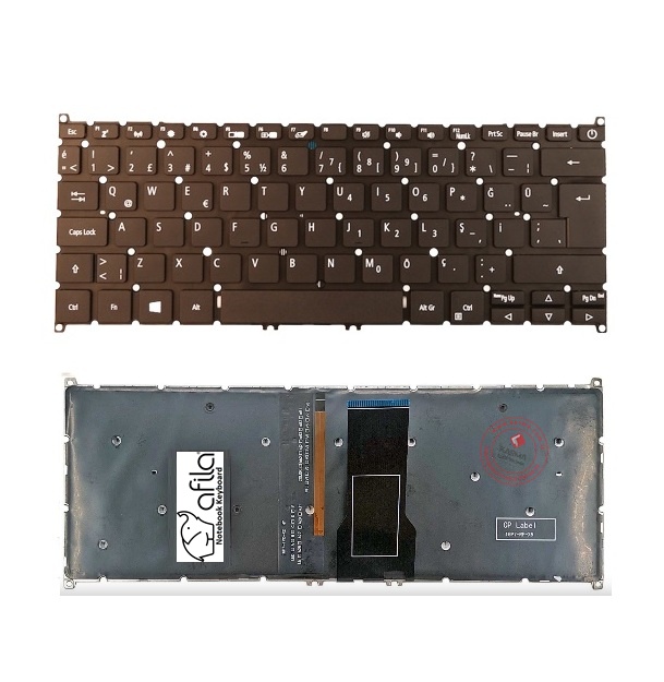 Acer Swift 3 SF314-54 SF314-54G Notebook Klavyesi, Laptop Tuş Takımı (Siyah TR) ışıklı