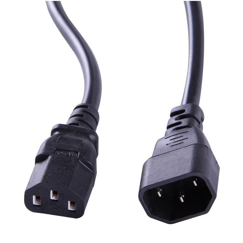 ERKEK / DİŞİ ATX STANDART KASA POWER KABLOSU M/F, M-F - HDX5558 (3x0.75mm / 1.5 Metre)