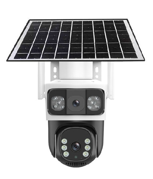 Balandi PRO-8200GIP 4mp 2 Kameralı E-Sim 4g AOV Solar Smart Kamera Güneş Panelli Hieasy Yazılım (360 Derece)