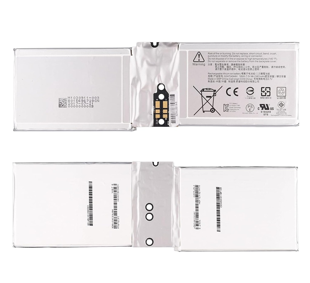Microsoft Surface Book 1 CR7 1703 G3HTA044H G3HTA020H DAK822470K Notebook Bataryası - Pili