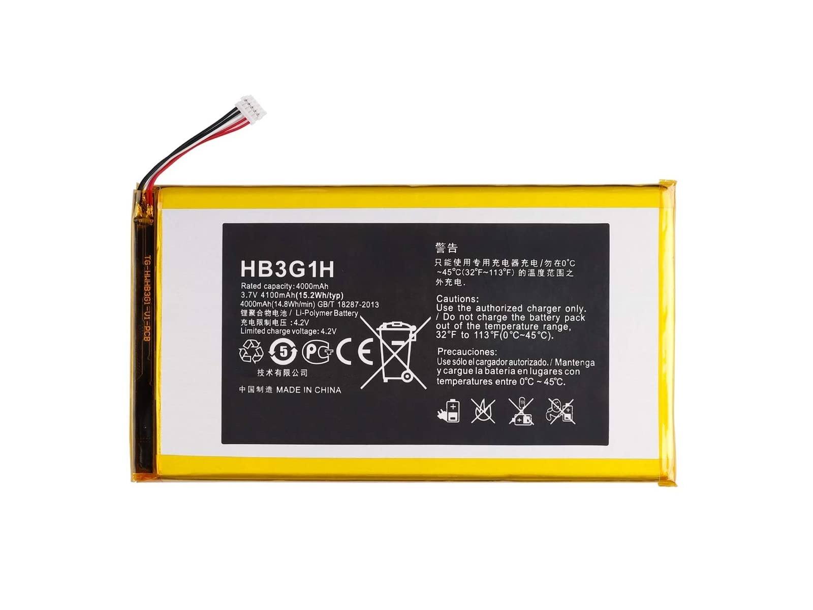 Huawei MediaPad S7, HB3G1, HB3G1H Tablet Bataryası, Pili / RHW-001