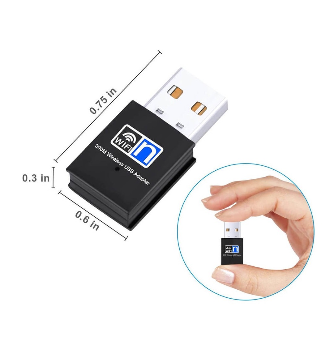 Afila WF2235 2.4Ghz 300MBPS Wireless USB Wifi Adaptör Realtek Chip (IEEE 802.11n, IEEE 802.11g, IEEE 802.11b)