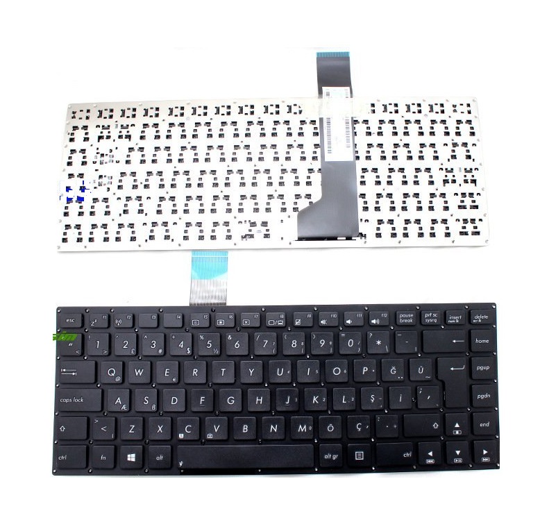 Asus K46 K46CB K46CM K46C Notebook Klavyesi, Laptop Tuş Takımı (Siyah TR) / NBKL0837LC