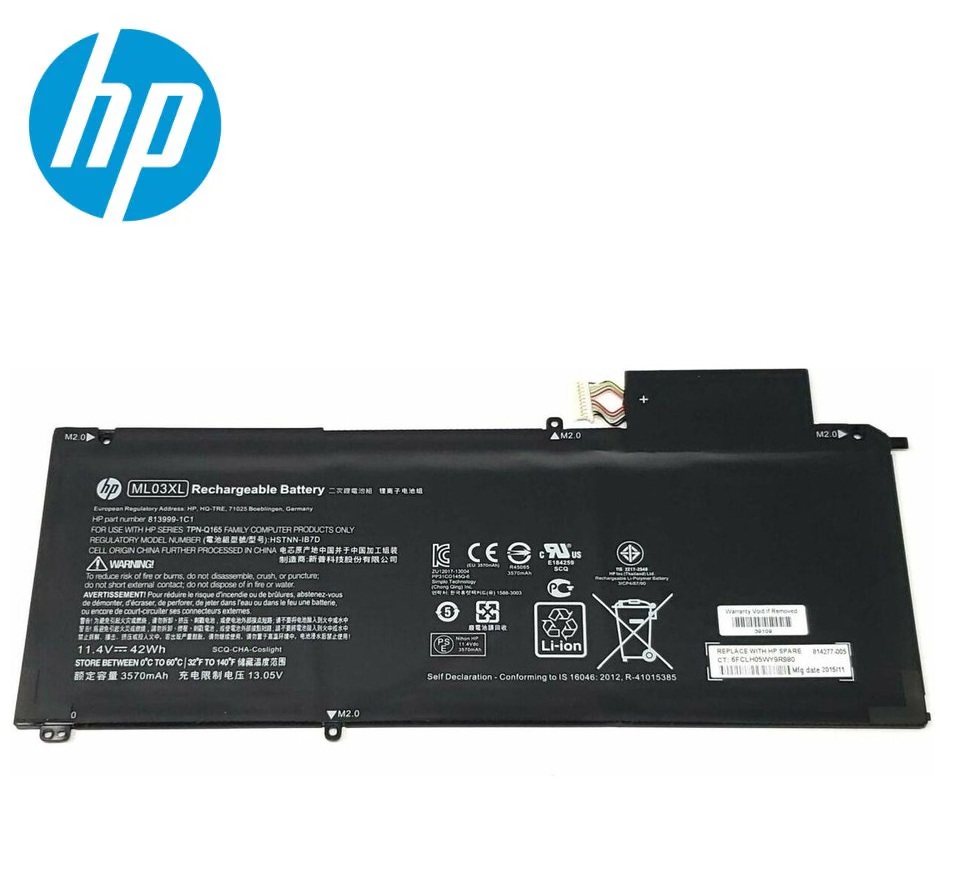 HP Spectre X2 12-a, 12-a0xx, ML03XL, ML03042XL Notebook Bataryası, Laptop Pili (Orjinal Üretici)