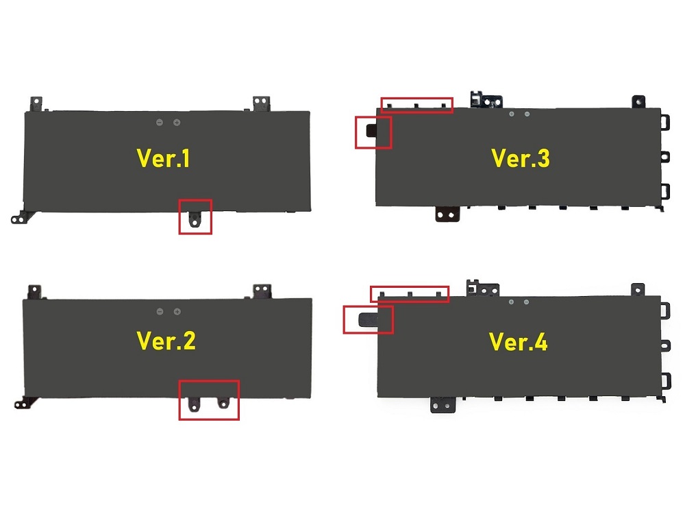Asus D509, R515, X515, F412, X409, X412, X415 C21N1818 Notebook Bataryası - Ver.4