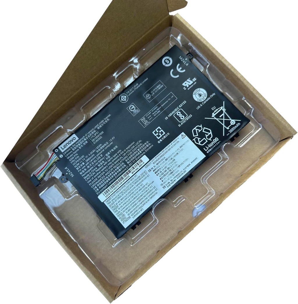 Lenovo ThinkPad E480, E580, 01AV445, L17L3P51 Notebook Bataryası, Laptop Pili (Orjinal ürün)