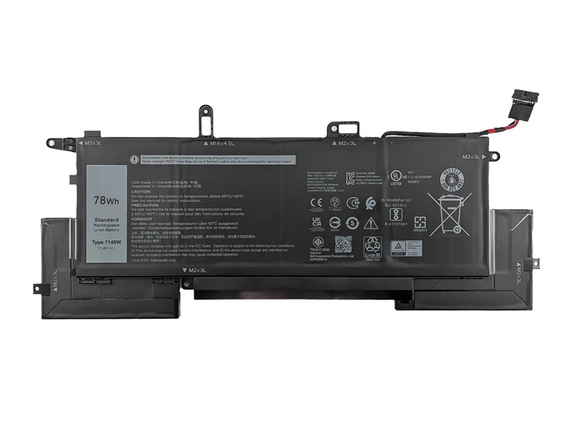 Dell Latitude 9410, 7146W, 07146W Notebook Bataryası, Pili - Ver.2 - 6 Cell / RDL-266