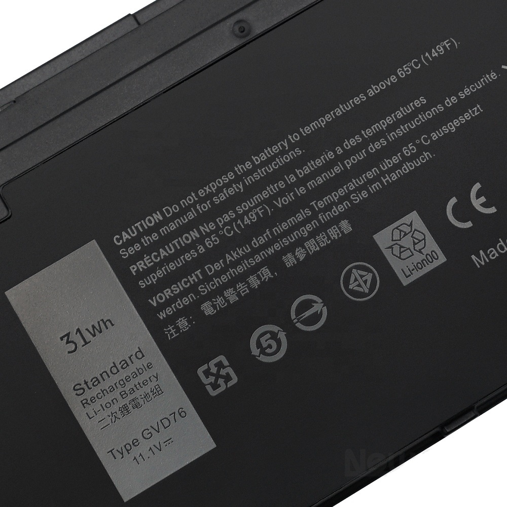 Dell Latitude E7250, E7240 GVD76 WD52H, 0WD52H Notebook Bataryası, Pili (3Cell) / Orjinal Üretici
