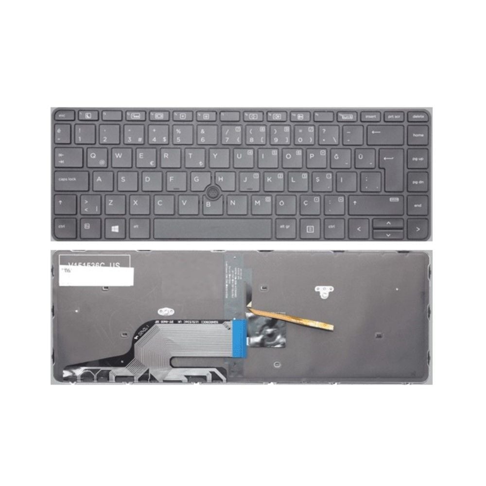 Hp Probook 430 G3 G4, 440 G3 G4, 445 G3 G4 Klavyesi (Siyah TR) ışıklı / KL0903LD