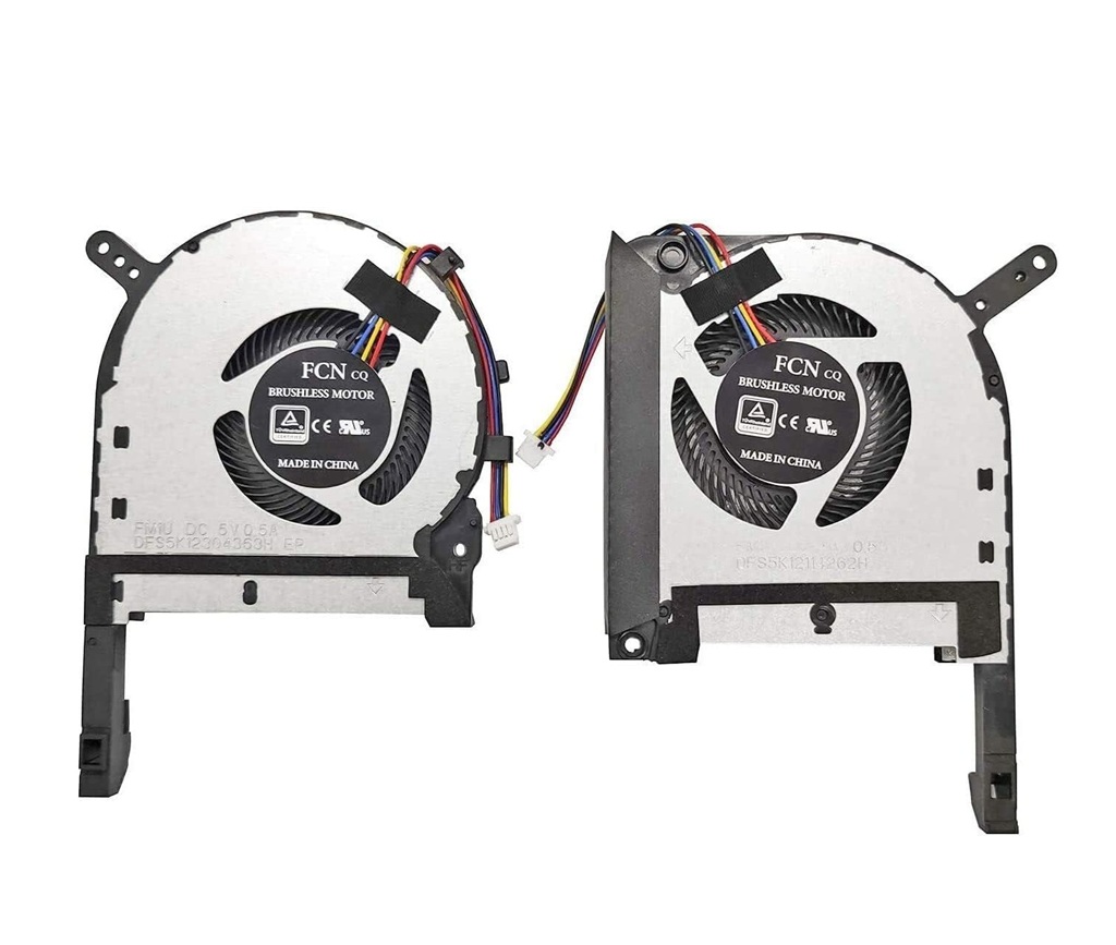 ASUS TUF Gaming FX505, FX705, FA506, FA706, FX506, Fx706 Cpu, Gpu Fanı Takım, Sağ-Sol SET / Ver.1