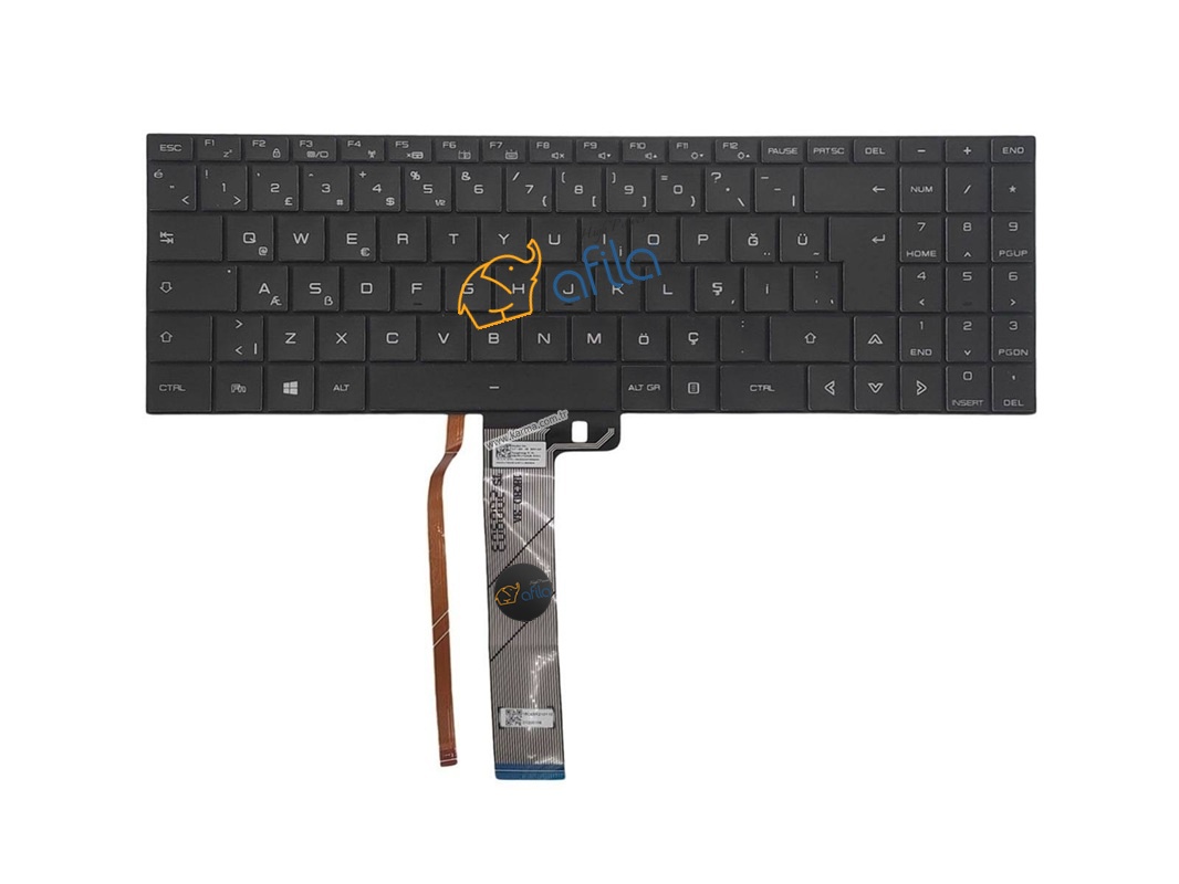 Monster GM7MP0 Notebook Klavyesi - Siyah - TR - Backlit (RGB) / NBKL1156