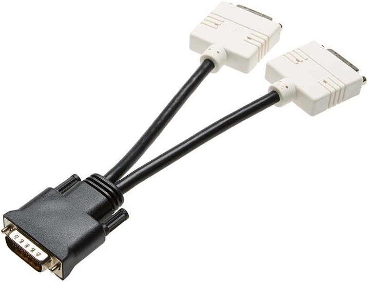 Dell DMS-59 (M) to Dual DVI-D (F) Splitter Cable Male to Female 0H9361 Molex Çevirici Kablo PNY (Orjinal Ürün)