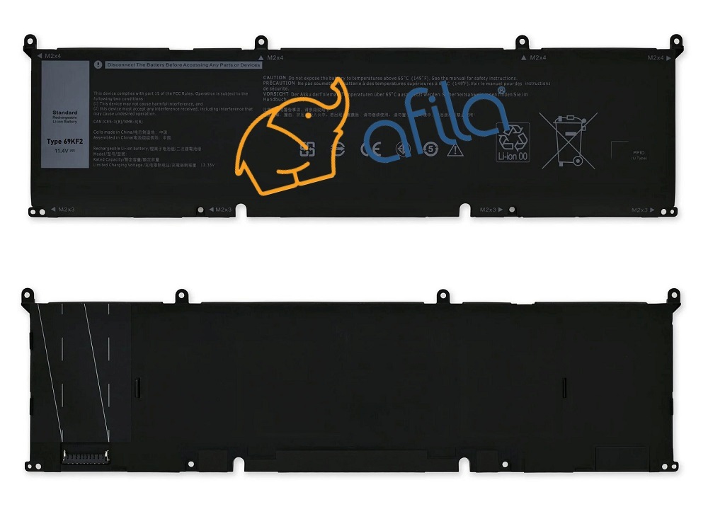 Dell G15 5510, 5511, 5521, 69KF2 Notebook Bataryası, Laptop Pili - 69wh - 6 Cell / RDL-248