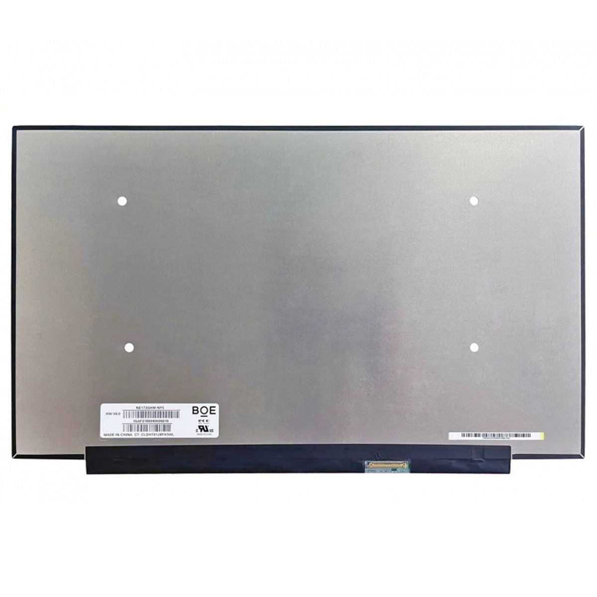 B173ZAN06.C Uyumlu 17.3" 40pin 144Hz UHD (4K) 3840*2160 IPS Lcd Ekran, Panel (Sağ Soket 25mm)