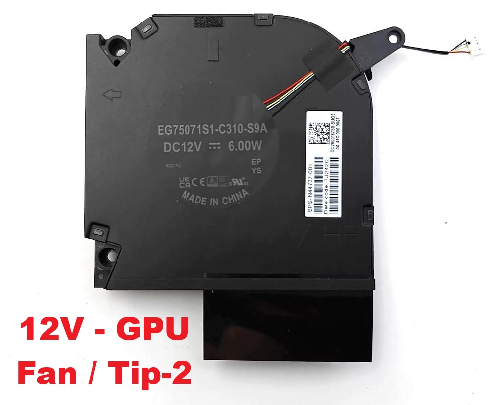 Hp Omen EG75071S1-C310-S9A, DC2800167S0 Gpu Fanı 12V
