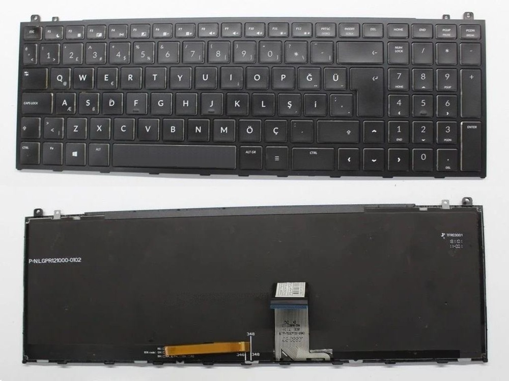 Monster Abra A5 V13 Serisi Notebook Klavyesi - Siyah TR (GI5CN) RGB / KL0268