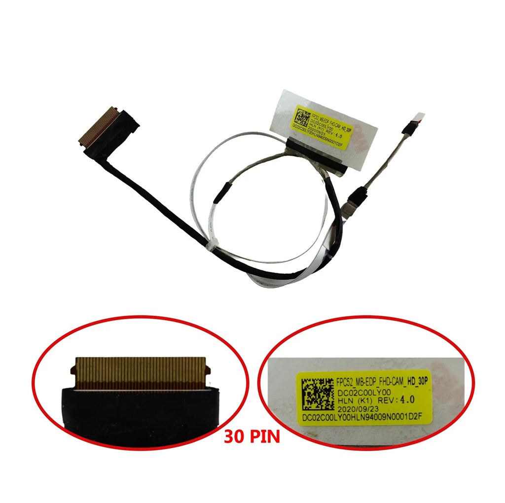DC02C00LY00 Hp Pavilion Gaming 15-dk2xx Serisi Lcd Data Kablosu V1 (30 Pin)