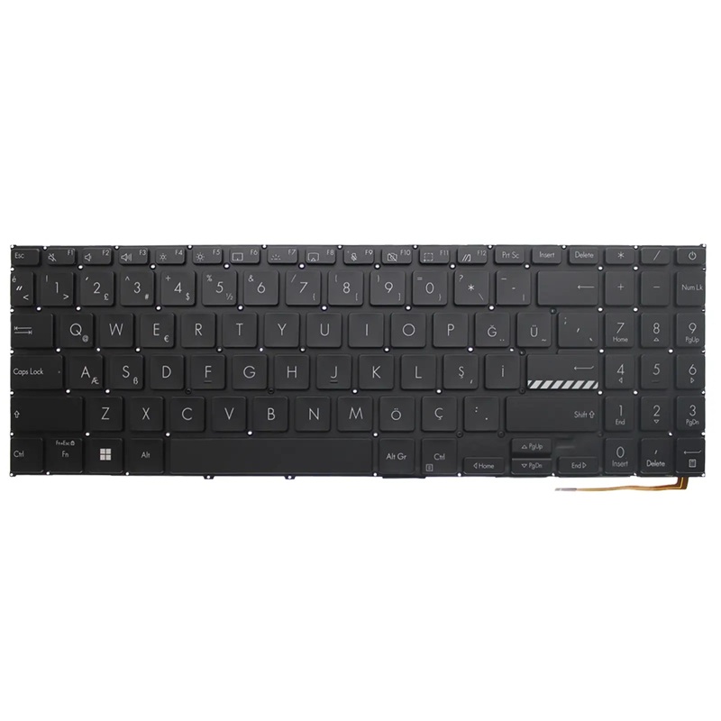 Asus M1503Q Serisi Notebook Klavyesi, Laptop Tuş Takımı (Siyah TR) / KL1126