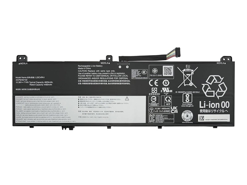 Lenovo Yoga 7-14IRL8, L22C4PA1 Notebook Bataryası, Laptop Pili / RLL-229