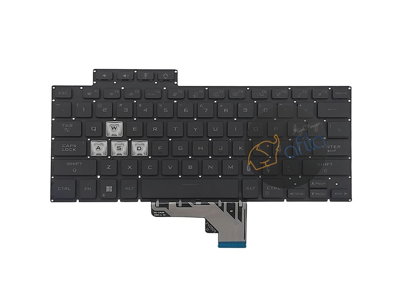 Asus FX516 FX516P FX516PR FX516PM FA516 Notebook Klavyesi - Siyah - TR - Backlit / KL1121