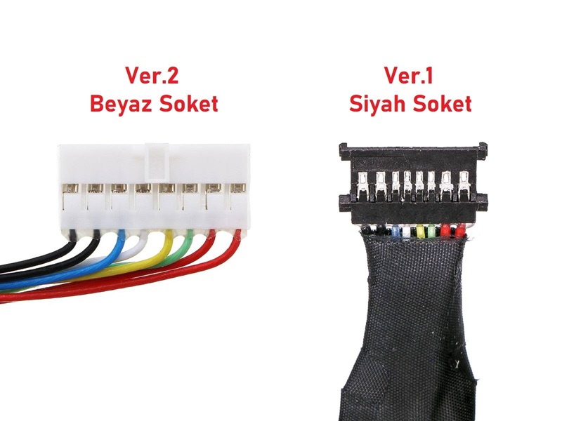 MSI BTY-M49 Notebook Bataryası, Laptop Pili - Ver.1 - Siyah Soket / RMSL-032