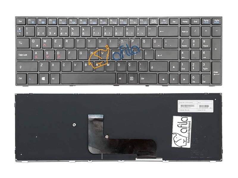 Monster Abra A7 V6.3 Casper G500 P650se Klavyesi Siyah TR / KL0930